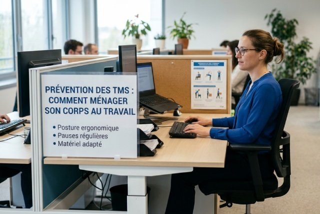 Prévention des TMS : comment ménager son corps au travail